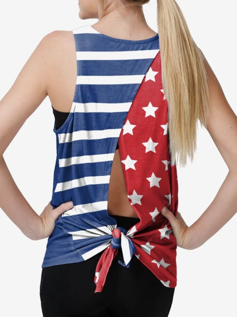 NFL Buffalo Bills women's Americana tie-breaker sleeveless top - Picture 8 of 8